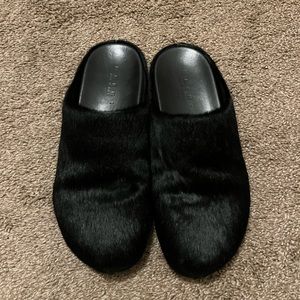 Marni Fur Black Fussbett Mule